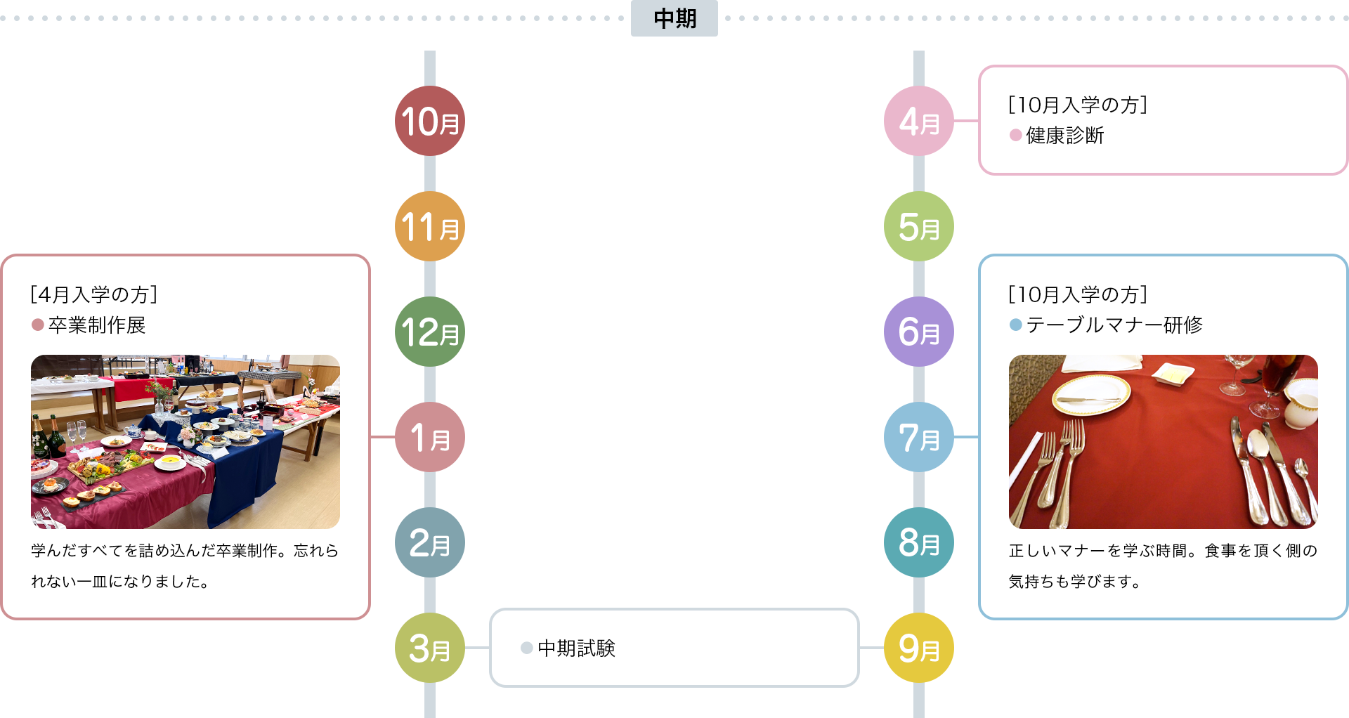 年間スケジュール中期